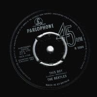 THE BEATLES I Want To Hold Your Hand Vinyl Record 7 Inch Parlophone 1963 1st Press NCB 1N Matrix Pop
