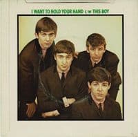 THE BEATLES I Want To Hold Your Hand Vinyl Record 7 Inch Parlophone 1976 45rpm Single Picture Sleeve