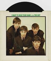 THE BEATLES I Want To Hold Your Hand Vinyl Record 7 Inch Parlophone 1976 45rpm Single Picture Sleeve