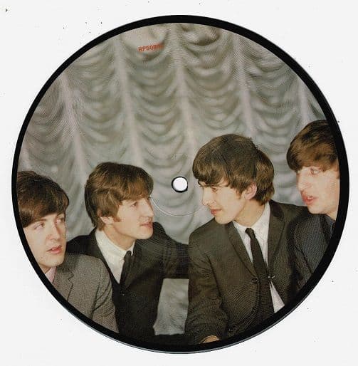 THE BEATLES I Want To Hold Your Hand Vinyl Record 7 Inch Parlophone 1983 Picture Disc
