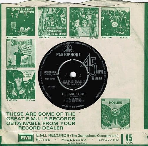 THE BEATLES Lady Madonna Vinyl Record 7 Inch Parlophone 1968