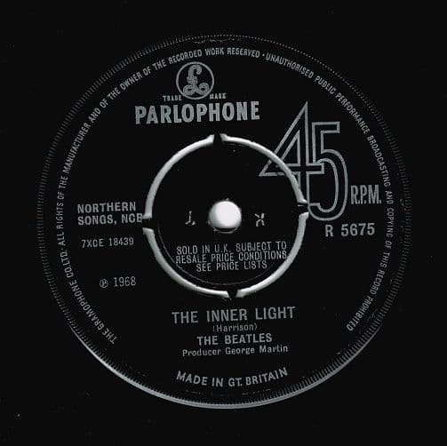 THE BEATLES Lady Madonna Vinyl Record 7 Inch Parlophone 1968