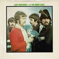 THE BEATLES Lady Madonna Vinyl Record 7 Inch Parlophone 1976 Green Sleeve EMI Reissue 45rpm R 5675