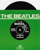 THE BEATLES Lady Madonna Vinyl Record 7 Inch Parlophone 1976 Green Sleeve EMI Reissue 45rpm R 5675