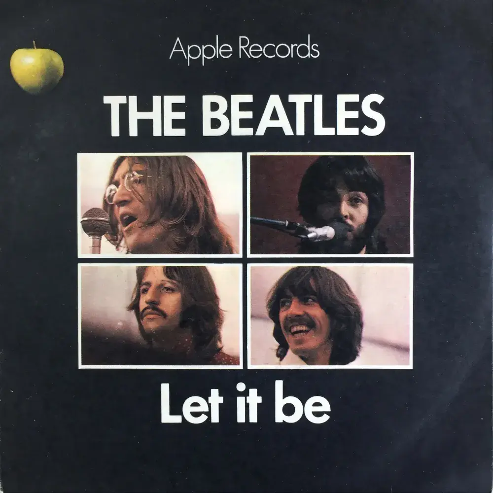 THE BEATLES Let It Be Vinyl Record 7 Inch Apple 1970 Original UK 1st Pressing Solid Centre R 5833