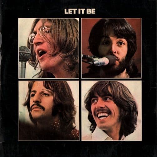 THE BEATLES Let It Be Vinyl Record LP French Apple 1974 Export Pressing Pathé Marconi EMI France