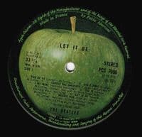 THE BEATLES Let It Be Vinyl Record LP French Apple 1974 Pathé Marconi EMI Export Pressing PCS 7096