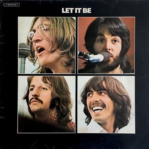 THE BEATLES Let It Be Vinyl Record LP German Apple