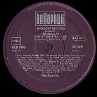 THE BEATLES Live! At The Star-Club In Hamburg, Germany; 1962 Vinyl Record LP German Bellaphon 1977