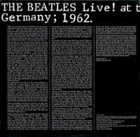 THE BEATLES Live! At The Star-Club In Hamburg, Germany; 1962 Vinyl Record LP German Bellaphon 1977