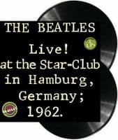 THE BEATLES Live! At The Star-Club In Hamburg, Germany; 1962 Vinyl Record LP German Bellaphon 1977.