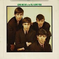 THE BEATLES Love Me Do Vinyl Record 7 Inch Parlophone 1976 Green Sleeve 45rpm Single Reissue Series