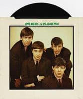 THE BEATLES Love Me Do Vinyl Record 7 Inch Parlophone 1976 Green Sleeve 45rpm Single Reissue Series