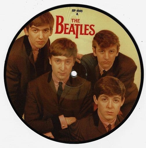 THE BEATLES Love Me Do Vinyl Record 7 Inch Parlophone 1982 Picture Disc