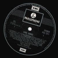 THE BEATLES Love Songs Vinyl Record LP Parlophone 1984 Reissue PCSP 721 UK Stereo Press Double Album