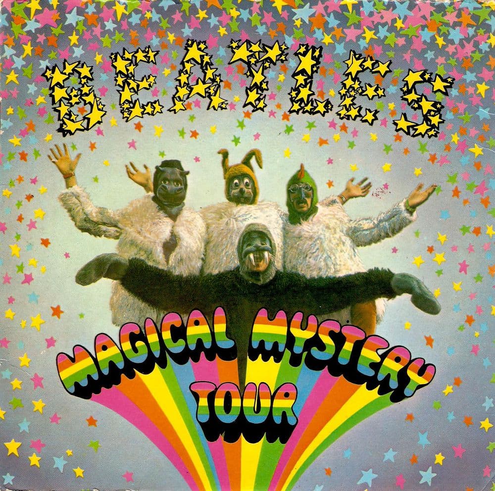 THE BEATLES Magical Mystery Tour EP Vinyl Record 7 Inch Parlophone 1967