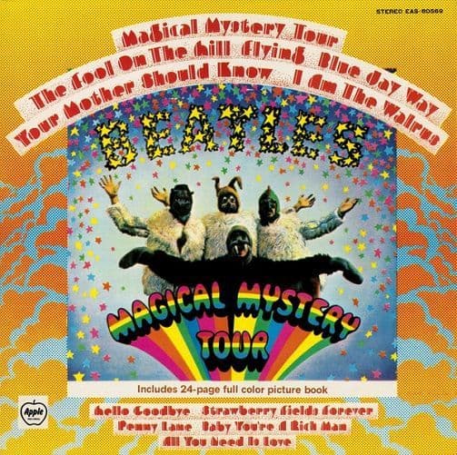 THE BEATLES Magical Mystery Tour Vinyl Record LP Japanese Apple 1976 Country Flag Series EAS-80569