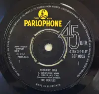 THE BEATLES Nowhere Man EP Vinyl Record 7 Inch Parlophone 1969 Scarce UK Pressing GEP 8952 KT Mono