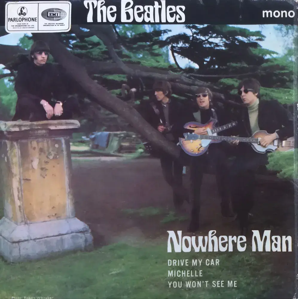 THE BEATLES Nowhere Man EP Vinyl Record 7 Inch Parlophone 1969 Scarce UK Pressing GEP 8952 KT Mono