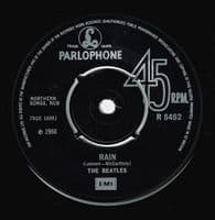 THE BEATLES Paperback Writer Vinyl Record 7 Inch Parlophone 1976 45 Single Green Pic Sleeve Reissue