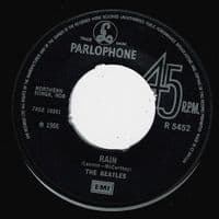 THE BEATLES Paperback Writer Vinyl Record 7 Inch Parlophone 1976.