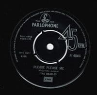 THE BEATLES Please Please Me Vinyl Record 7 Inch Parlophone 1976 Green Sleeve 45rpm Single -2 Press