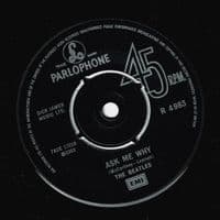 THE BEATLES Please Please Me Vinyl Record 7 Inch Parlophone 1976 Matt Green Sleeve 45rpm Single -2