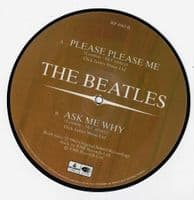 THE BEATLES Please Please Me Vinyl Record 7 Inch Parlophone 1983 Picture Disc 45rpm 20th Anniversary