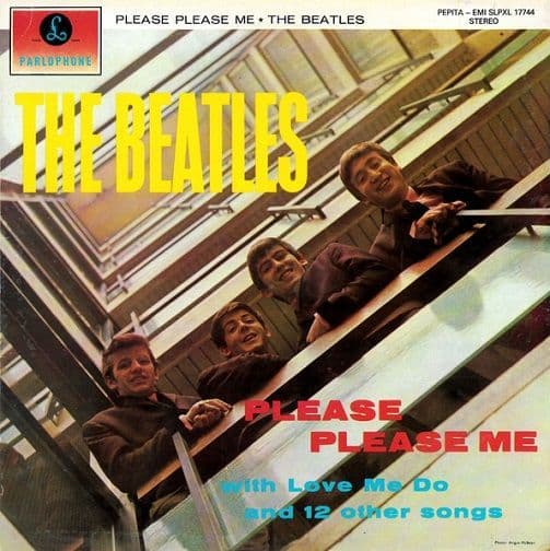 THE BEATLES Please Please Me Vinyl Record LP Hungarian Pepita 1982