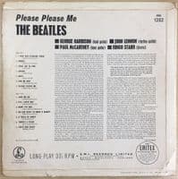 THE BEATLES Please Please Me Vinyl Record LP Parlophone 1963 1N/1N Matrix 1 AD/4 MP