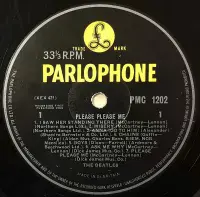 THE BEATLES Please Please Me Vinyl Record LP Parlophone 1963 1N/1N Matrix 1 AD/4 MP