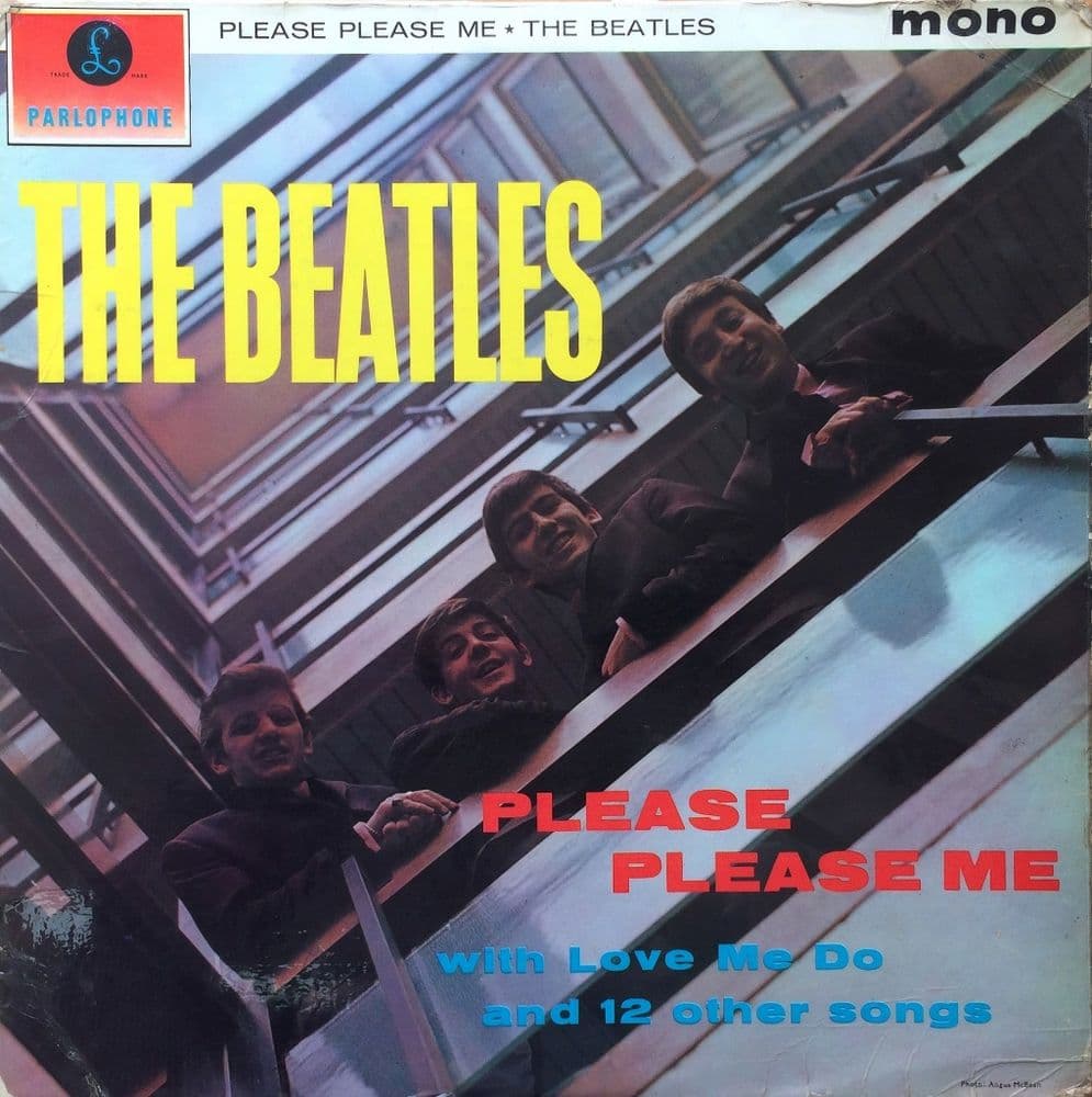 THE BEATLES Please Please Me Vinyl Record LP Parlophone 1963 1N/1N Matrix 1 AD/4 MP