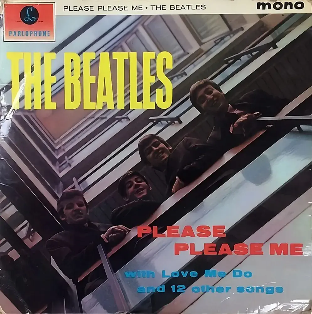 THE BEATLES Please Please Me Vinyl Record LP Parlophone 1963 1N/1N Matrix 1 AD/4 MP