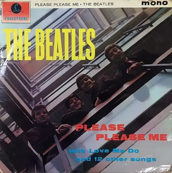 THE BEATLES Please Please Me Vinyl Record LP Parlophone 1963 1N/1N Matrix 1 AD/4 MP