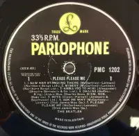 THE BEATLES Please Please Me Vinyl Record LP Parlophone 1963 1N/1N Original UK Press E.J. Day Sleeve
