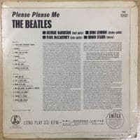 THE BEATLES Please Please Me Vinyl Record LP Parlophone 1963............