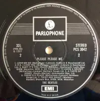 THE BEATLES Please Please Me Vinyl Record LP Parlophone 1969 UK Stereo 1 EMI Box Rare PCS3042 Album