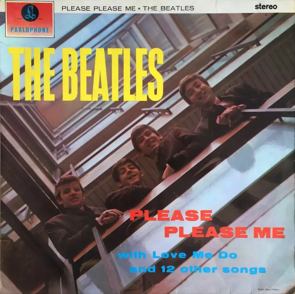 THE BEATLES Please Please Me Vinyl Record LP Parlophone 1969 UK Stereo 1 EMI Box Rare PCS3042 Album