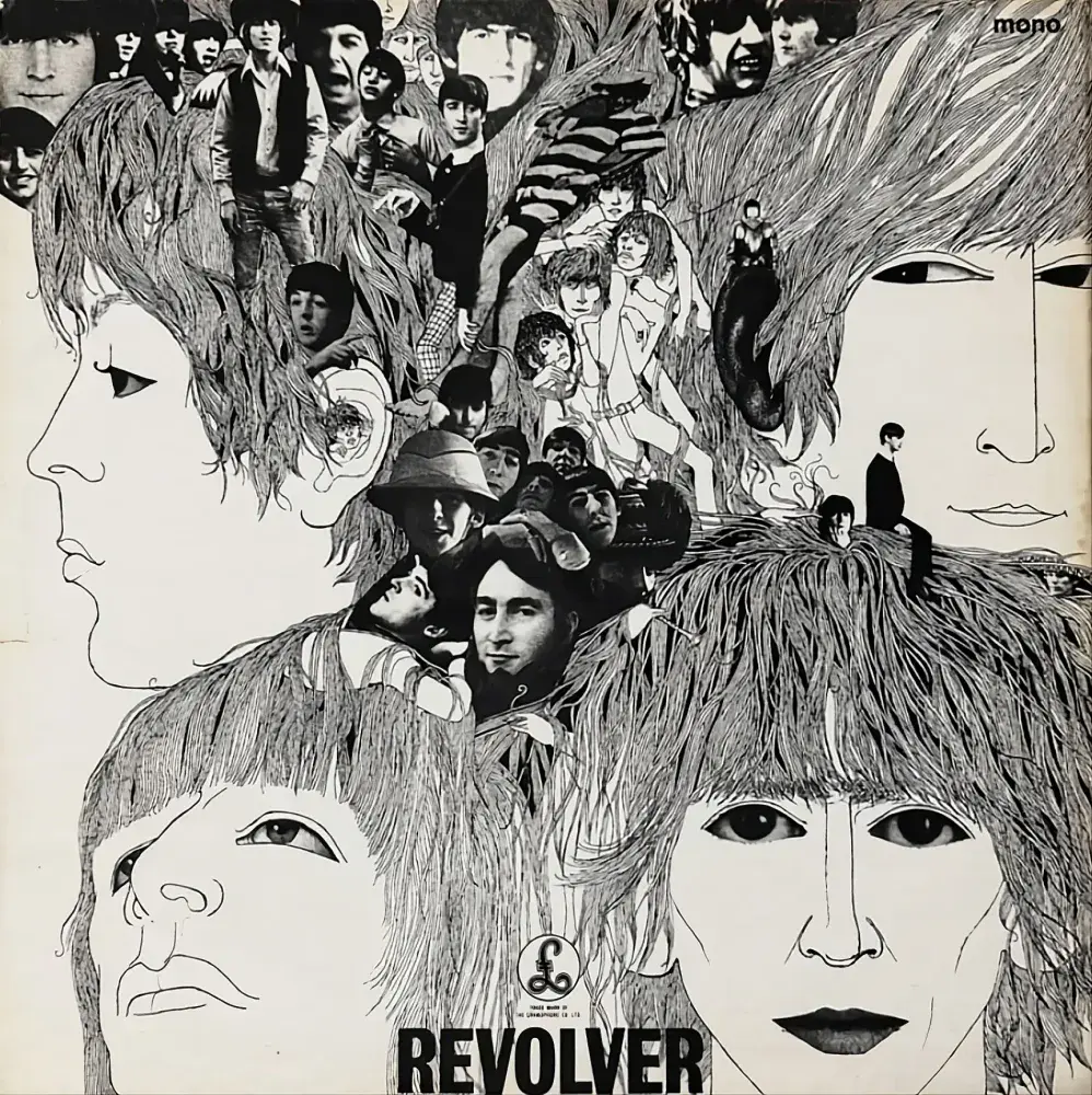 THE BEATLES Revolver Vinyl Record LP Parlophone 1966 UK Mono Original -2/-3 RHT/RGR
