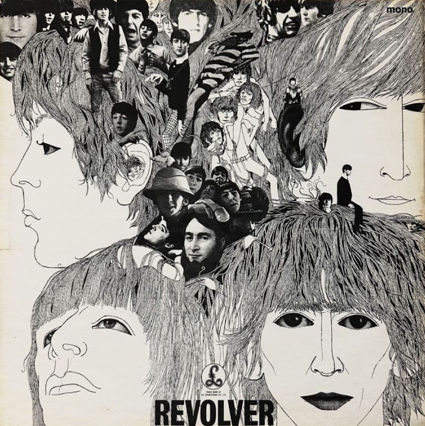 THE BEATLES Revolver Vinyl Record LP Parlophone 1966..