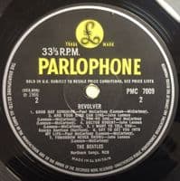 THE BEATLES Revolver Vinyl Record LP Parlophone 1966....