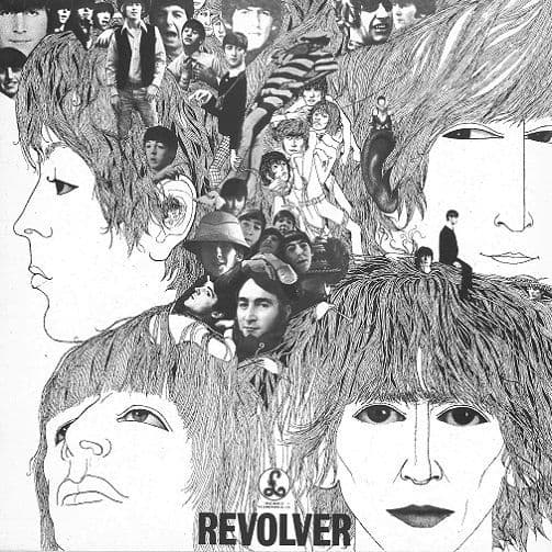 THE BEATLES Revolver Vinyl Record LP Parlophone 1973