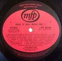 THE BEATLES Rock 'N' Roll Music Vol. 1 Vinyl Record LP MFP 1980..