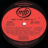 THE BEATLES Rock 'N' Roll Music Vol. 2 Vinyl Record LP MFP 1980....
