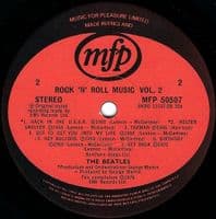 THE BEATLES Rock 'N' Roll Music Vol. 2 Vinyl Record LP MFP 1980....