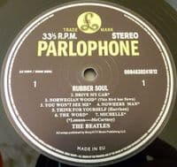 THE BEATLES Rubber Soul Vinyl Record LP Parlophone 2017 EU 180g Stereo DeAgostini Collection Album