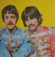 THE BEATLES Sgt. Pepper's Lonely Hearts Club Band Vinyl Record LP French Apple 1977 Pathé Marconi