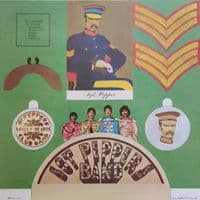 THE BEATLES Sgt. Pepper's Lonely Hearts Club Band Vinyl Record LP French Apple 1977 Pathé Marconi