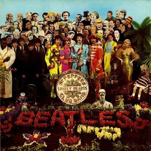THE BEATLES Sgt. Pepper's Lonely Hearts Club Band Vinyl Record LP German Odeon 1969 HÖR ZU SHZE 401