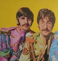 THE BEATLES Sgt. Pepper's Lonely Hearts Club Band Vinyl Record LP Parlophone 1976 Two EMI Box Album